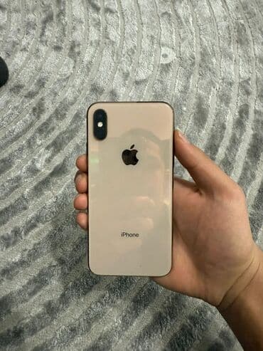 принтер 6030: IPhone Xs, Б/у, Золотой, Чехол, 100 % — 3