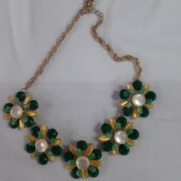 модный современные кыргызские национальные платья: Продаётся ожерелье браслет комплект браслет с серьгами — 1