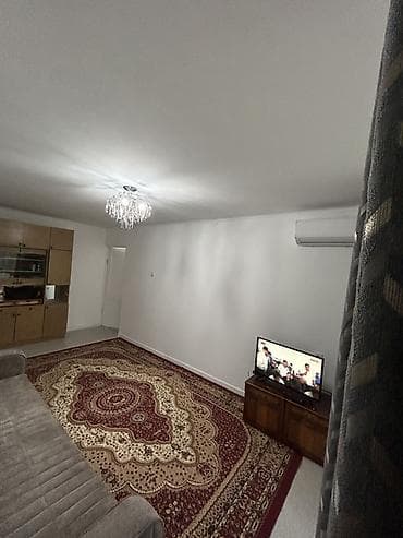 квартира манас шары: 46 м², С мебелью — 9