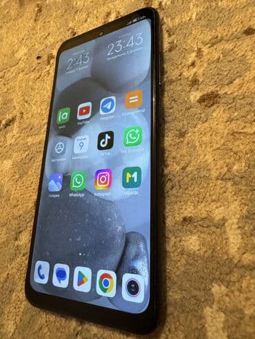 телефон реалме: Redmi, Redmi Note 10, Б/у, 64 ГБ, цвет - Черный, 2 SIM — 4