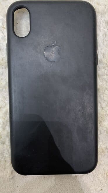 Чехлы для iPhone 1) Оригинальный Apple Silicone Case, цвет черный: -