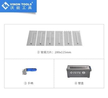 Gavillero: Набор шпателей для кафеля фирмы "vinon tools" очень качественный