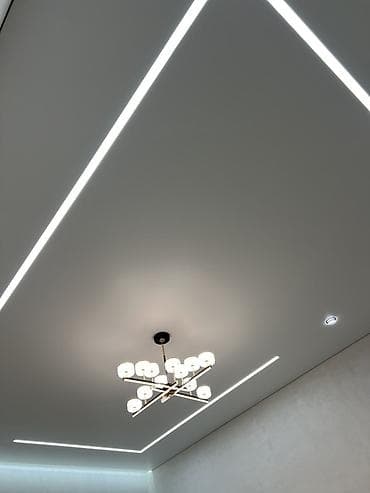 intel xeon e5: Натяжные потолки с интегрированной подсветкой - Современные — 5