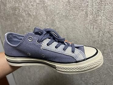 Свадебные платья и аксессуары: Кроссовки, 37, Converse, Новый, цвет - Голубой, Самовывоз — 3