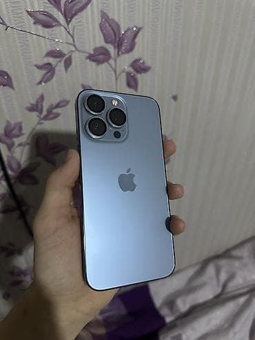 IPhone 13 Pro, Б/у, 128 ГБ, Sierra Blue, Защитное стекло, Чехол, Кабель, 78 %