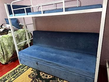 кровать двух ярус: Двухъярусная кровать-чердак с диваном - Конструкция: сверху — — 3