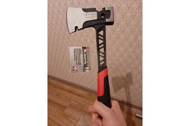 колун для дров: Топор цельнокованый, вес 600 грамм, двухкомпонентная обрезиненная — 4