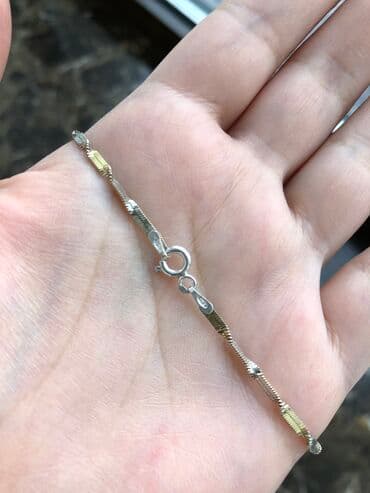 свадебное очень красивое платье: Набор украшений, Проба 925, Женские, Б/у — 4