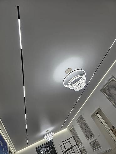 резка стен: Натяжной потолок Матовое Монтаж — 5