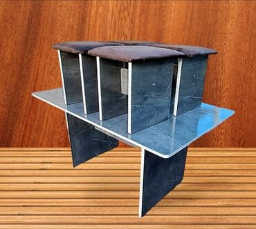 стол и 4 табурета: Кухонный стол и стул, Новый, Самовывоз, Платная доставка — 2