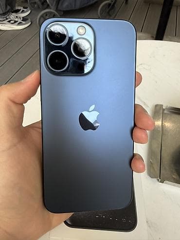 dell alienware: IPhone 15 Pro Max, 256 ГБ, Blue Titanium, Коробка, 86 % — 1