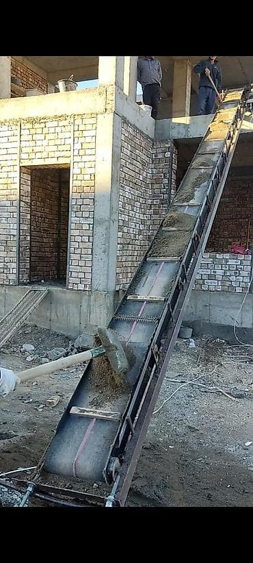 Оборудование для производства: Аренда Ленточный строительный транспортер (конвейер) для подъема — 2