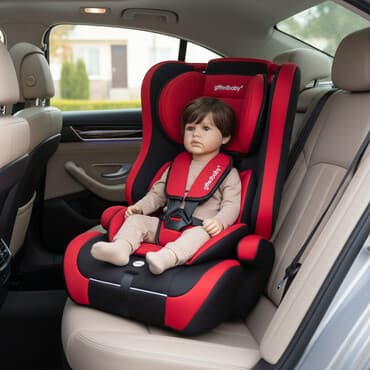 с связи с переездом: Автокресло, цвет - Коричневый, Новый — 1