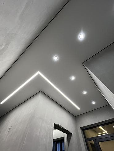 подвесной потолок: Натяжные потолки с интегрированным освещением - Современные натяжные — 1