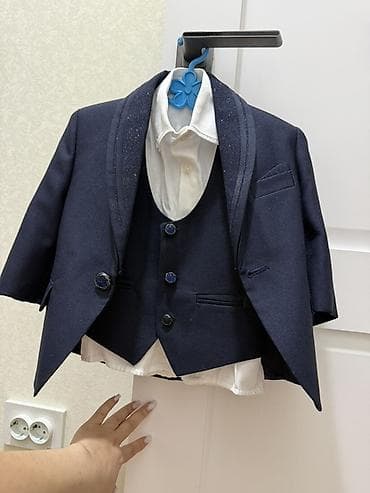 костюм врача: Комплект, цвет - Синий, Б/у — 1