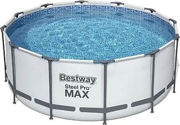 Спорт жана эс алуу: Бассейн каркасный Bestway Steel Pro Max снащается каркасом из — 1