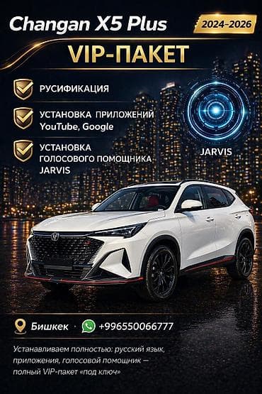 VIP‑пакет для Changan X5 Plus (модели 2024–2026) Что входит: - Полная