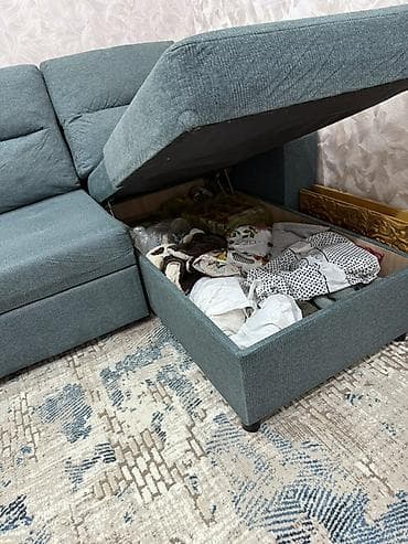 Угловой диван, С ящиками, Двухместный — 3