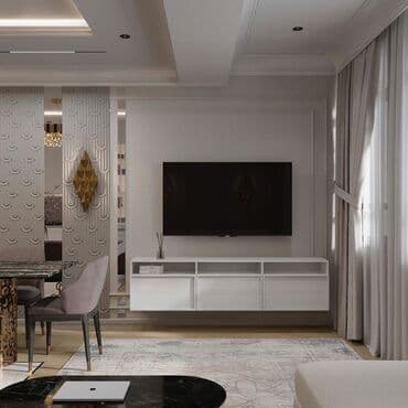 3 комнатная квартира на сутки: 3 комнаты, 106 м², Элитка, 12 этаж, Дизайнерский ремонт — 4