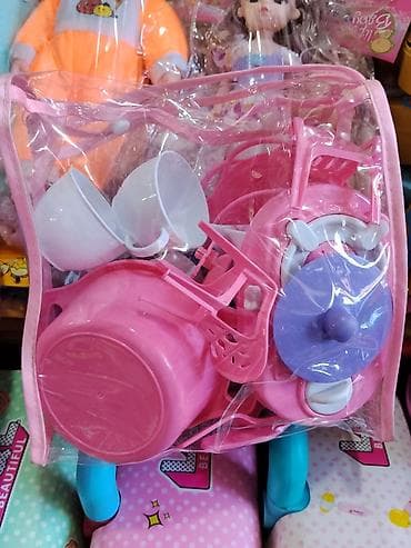 Игровой набор «Посудка с сумке №2» от ООО «KinderToys». Что внутри: - — 2