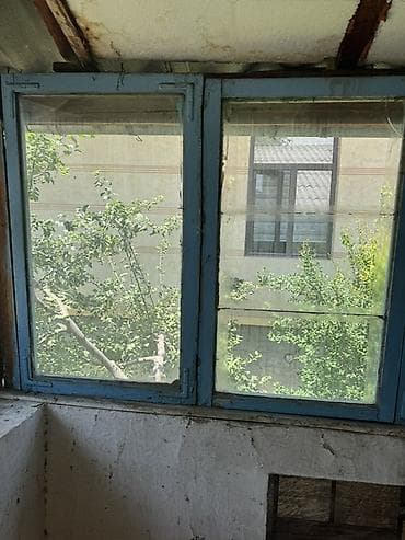 Готовое деревянное окно, Тип окна: Стандартные, Декоративные особенности: Декоративный переплет, Б/у, Без установки, Без рассрочки — 1