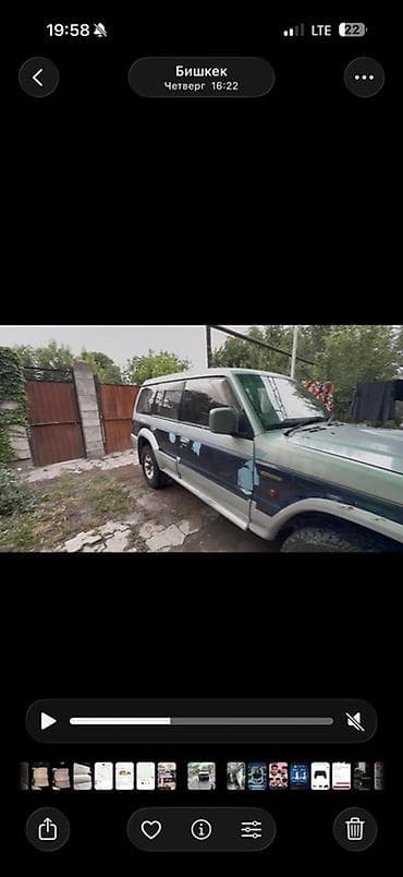 круглый: Mitsubishi Pajero: 1994 г., 2.8 л, Механика, Дизель, Внедорожник — 7