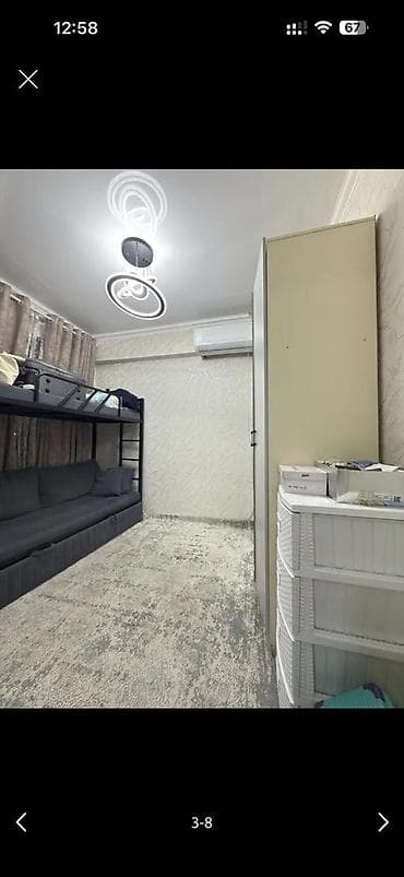 hostel osh: 2 комнаты, 34 м², Индивидуалка, 3 этаж, Евроремонт — 6