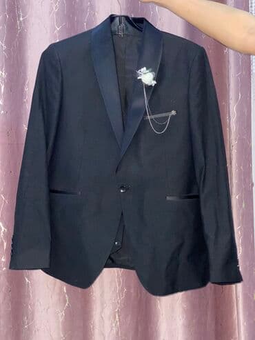 Костюмы: Мужской костюм, 2XL, Б/у, цвет - Черный, Платная доставка, Самовывоз — 2