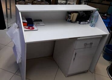 человек паук форма: Кассовый стол, 120 см* * 60 см* 75 см, Б/у — 4