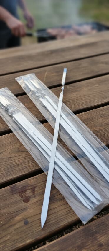 шампура для кебаба купить: Продаю шампуры 50см длина по 420 сом — 1