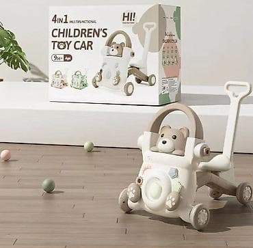 Многофункциональная детская каталка 4-в-1 “Children’s Toy Car” (для