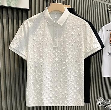 футболки поло найк мужские: Louis Vuitton размер M,S Поло с рельефным монограммным узором - — 1