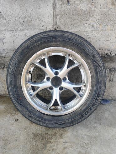 диски на р15: Шины 215 / 60 / R 16, Всесезонная, Б/у, 1 шт, Легковые, Dunlop — 1