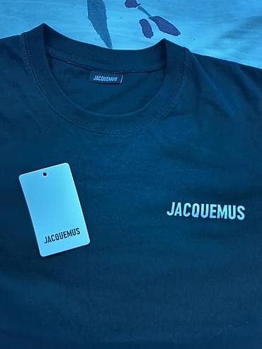Мужская одежда: Футболка Jacquemus, черная Размеры S,M,L,XL,XXL - Классический крой с — 2