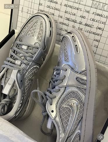 данки найк: Кроссовки, 38.5, Nike, Новый, цвет - Серебристый, Самовывоз — 3