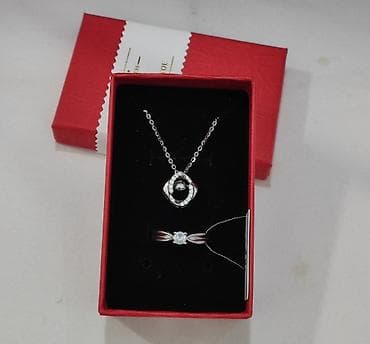 Серебряные колье, Проба 925, Женские, Новый, Фианит