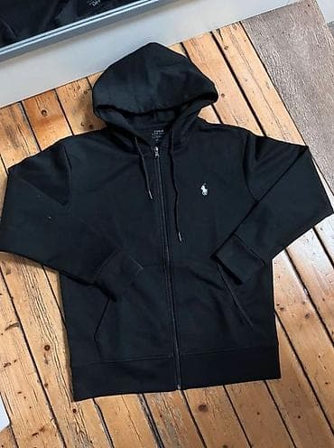 Личные вещи: Мужская толстовка, M, Polo Ralph Lauren, Новый, цвет - Черный, Самовывоз — 1