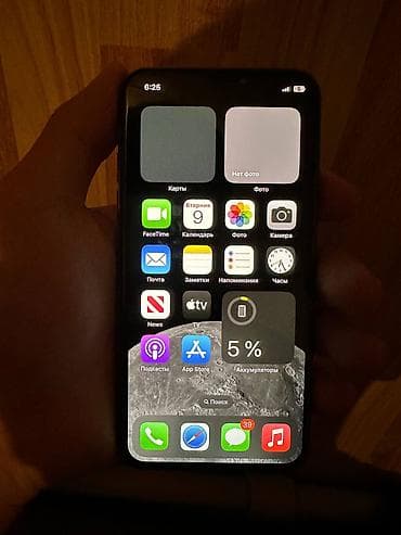 IPhone Xs, Б/у, 256 ГБ, Белый, Чехол, 86 %