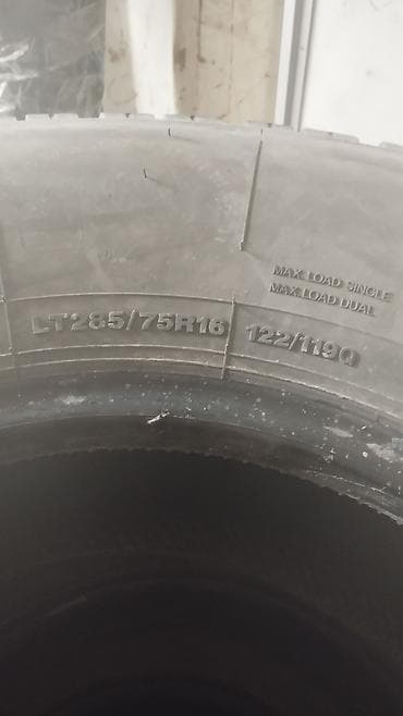 down pipe: Шины 285 / 75 / R 16, Всесезонная, Б/у, Комплект, Внедорожные (АТ/МТ), BOTO — 3
