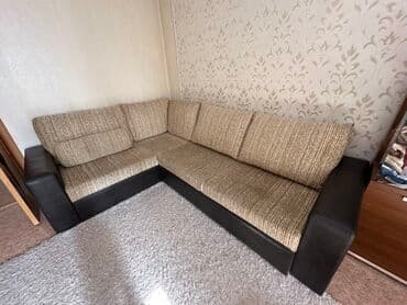 мягкий кухонный уголок: Угловой диван в современном стиле - Конфигурация: левосторонний угол — 1