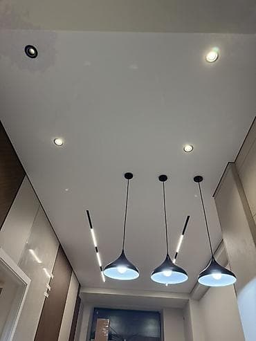 натяжные потолки в бишкеке: Натяжные потолки с интегрированным освещением - Современные натяжные — 1