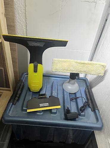 Стеклоочиститель Karcher WV 2 Black Edition Полный набор. В отличном — 1