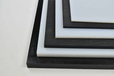 железнодорожная: Лист полиацеталь Толщина: 10; 100. мм, Марка: ПОМ-Н; РОМ, Раскрой — 1