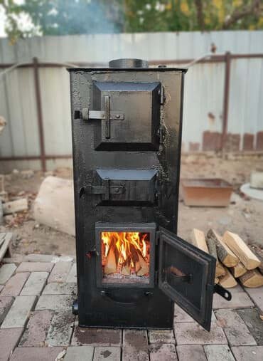 Твердотопливный Кател для дома из твердой стали, Рассчитан на 250 кв2