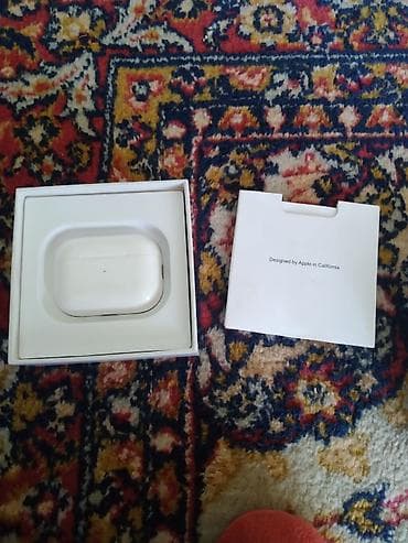 Аудиотехника: Беспроводные вакуумные наушники, Apple, AirPods Pro, Б/у — 3