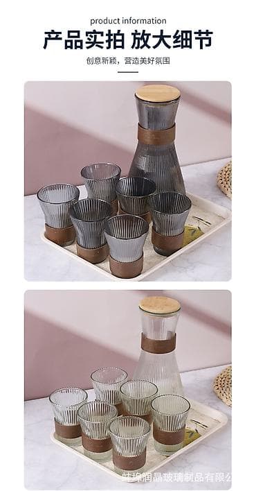 Кастрюли: Идеальный подарочный набор 🎁 Графин + 6 стаканов из качественного — 2