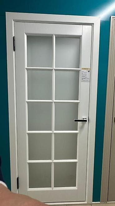 стекло окна: Межкомнатная дверь со стеклянными вставками, классический английский — 1