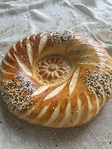 Лепёшка «нон» (узбекская тандырная лепёшка) - Традиционная круглая — 2