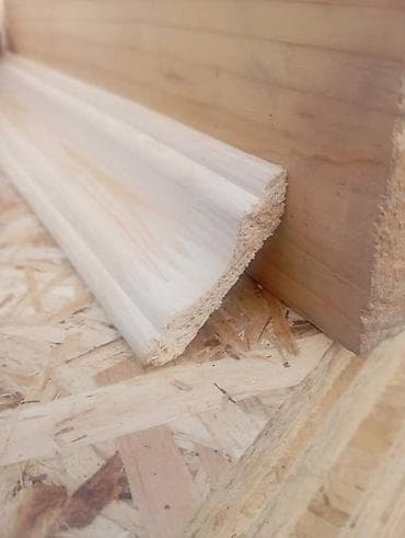 Плинтус 6,5(4м) Деревянный фигурный плинтус/галтель из массива хвойных