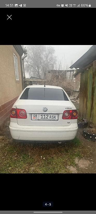Volkswagen Polo: 2008 г., 1.4 л, Бензин, Седан